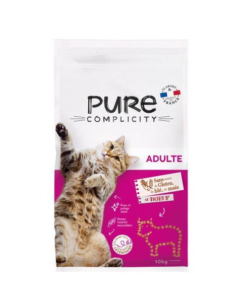 Croquette Chat Boeuf 10Kg - Pure Complicity Pure Complicity Croquettes