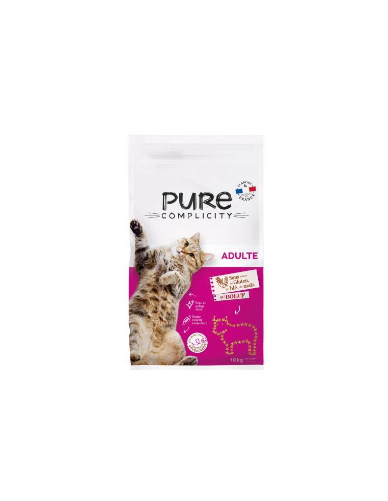 Croquette Chat Boeuf 10Kg - Pure Complicity Pure Complicity Croquettes