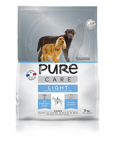 Croquette Chien Light 3Kg - Pure Care Pure Care Alimentation et croquette