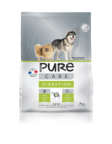 Croquette Chien Digestion 3Kg - Pure Care Pure Care Alimentation et croquette