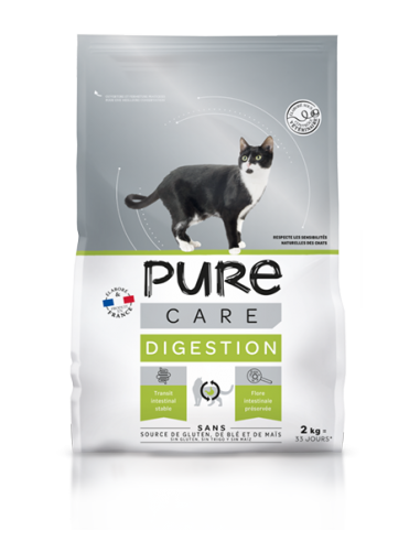 Croquette Chat Digestion 2Kg - Pure Care Pure Care Croquettes