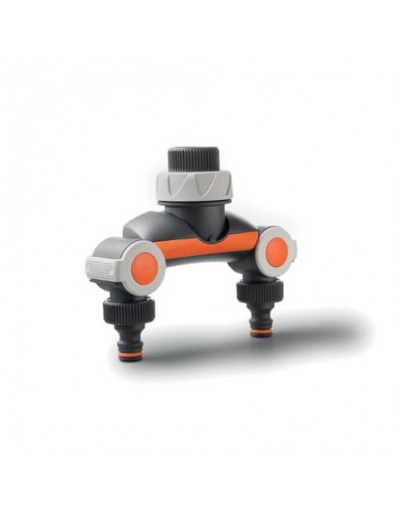 Nez de robinet avec 2 dérivations - GF GARDEN GF Garden L'arrosage