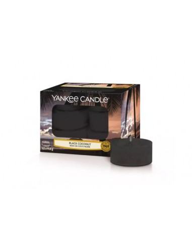 Petites bougies "Noix de coco noire " x12 - Yankee Candle Yankee Candle Bougie parfumée