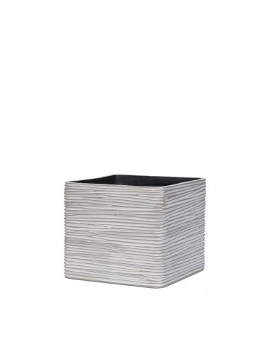 Pot rectangulaire Rib 23x12x22 cm - Capi Capi Cache-pots