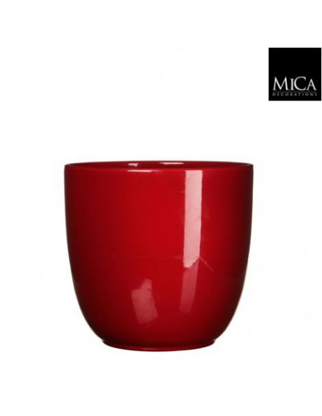Pot Tusca Rouge Ø25 x H.23 cm - Mica MICA Cache-pots
