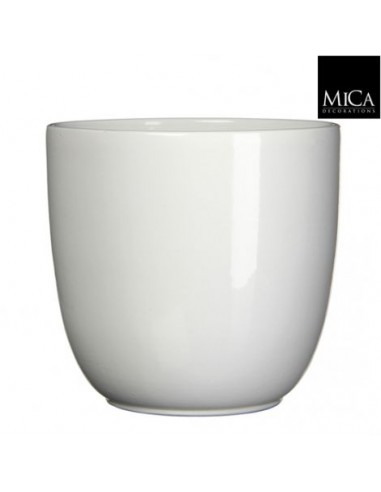 Pot Tusca Blanc Ø39 x H.34,5 cm - Mica MICA Cache-pots