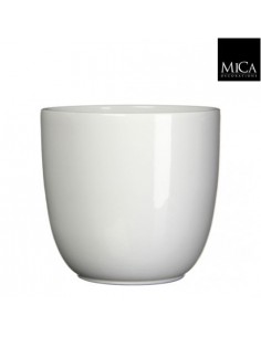 Pot Tusca Blanc Ø31 x H.28,5 cm - Mica MICA Cache-pots