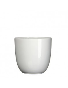 Pot Tusca Blanc Ø20 x H.22,5 cm - Mica MICA Cache-pots