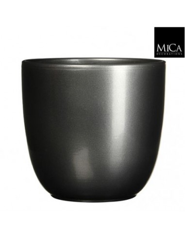 Pot Tusca Anthracite Ø39 x H.34,5 cm - Mica MICA Cache-pots