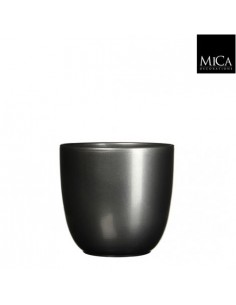 Pot Tusca Anthracite Ø19 x H.18,5 cm - Mica MICA Cache-pots