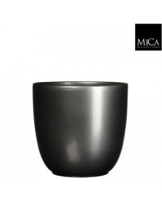 Pot Tusca Anthracite Ø25 x H.23 cm - Mica MICA Cache-pots