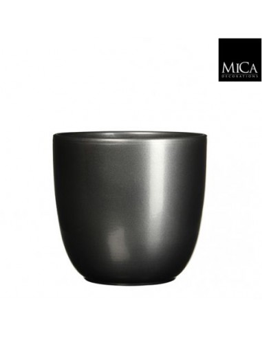Pot Tusca Anthracite Ø25 x H.23 cm - Mica MICA Cache-pots