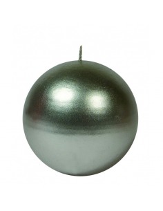 Bougie boule "métal" 80 mm - Roura ROURA Bougies non parfumées