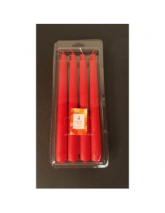 Étui 4 Bougies 250x22 mm - Roura ROURA Bougies non parfumées