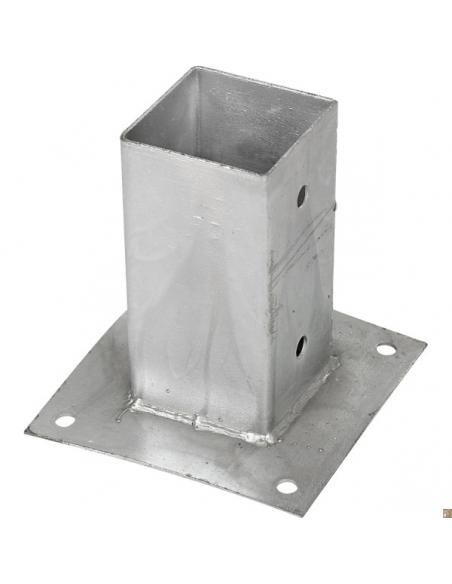 Support pour poteau à poser 7x7x H.15 cm  Accessoires pour clôture, bordure et occultation
