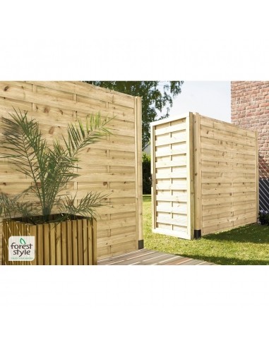 Support pour poteau à poser 7x7x H.15 cm  Accessoires pour clôture, bordure et occultation