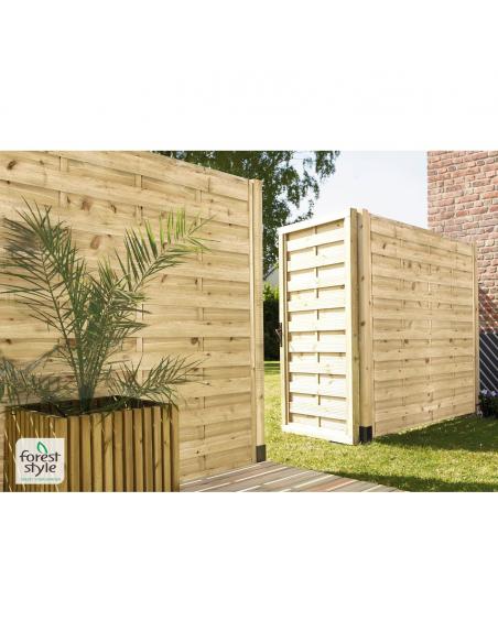 Support pour poteau à poser 7x7x H.15 cm  Accessoires pour clôture, bordure et occultation