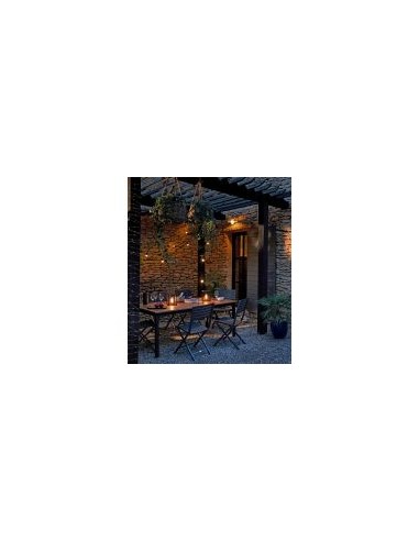 Lanterne solaire " Lulla" Watt & Home Guirlande, lanterne et objet décoratif