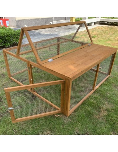 Enclos Bois Romeo L.120 x l.120 x H.48 cm  Clapier