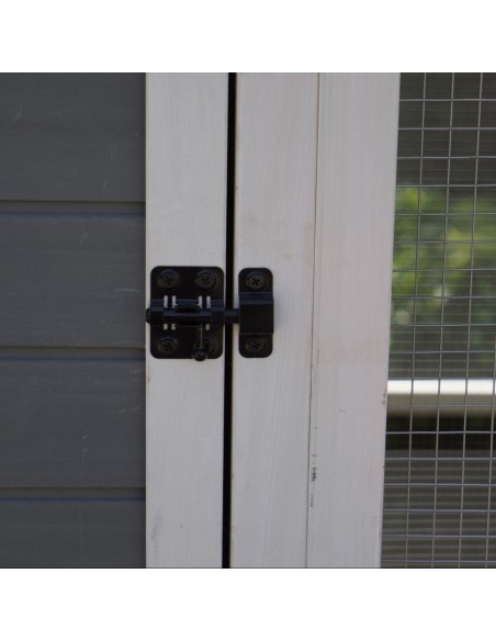 Poulailler Huguette l.128 x l.20,83 x H. 183 cm - Pour 6-8 poules  Poulailler