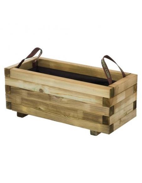 Bac rectangle "Baroque" Forest Style Jardinière en bois