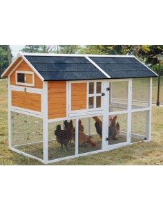 Poulailler Suzette L.207 x l.67,5 x H.85 cm  Poulailler
