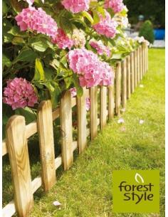 Bordure en bois Panorama L.114 x H.28/45 cm Forest Style Bordures 2