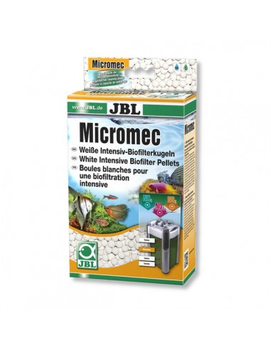 JBL Micromec 1L : billes de filtrations biologique JBL Produit pour eau douce et eau de mer