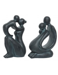 Statue Personnes en Polymagnesium H.52cm - Kaemingk Kaemingk Statue 2