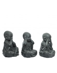 Statue Moine de la Sagesse en Polymagnesium H.39cm - Kaemingk Kaemingk Statue