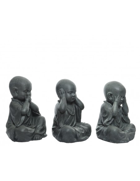 Statue Moine de la Sagesse en Polymagnesium H.39cm - Kaemingk Kaemingk Statue