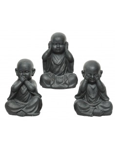 Statue Moine de la Sagesse en Polymagnesium H.39cm - Kaemingk Kaemingk Statue 2