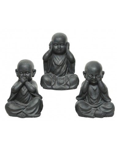 Statue Moine de la Sagesse en Polymagnesium H.39cm - Kaemingk Kaemingk Statue