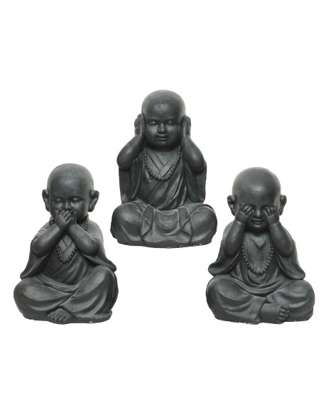 Statue Moine de la Sagesse en Polymagnesium H.39cm - Kaemingk Kaemingk Statue