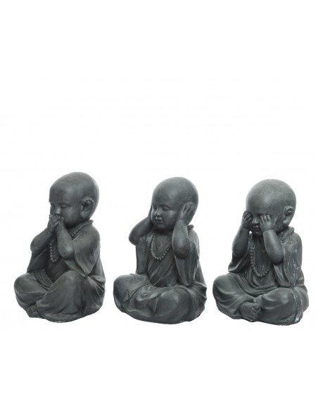 Statue Moine de la Sagesse en Polymagnesium H.39cm - Kaemingk Kaemingk Statue