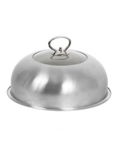 Cloche de Cuisson Vitrée en Inox Ø28cm - Le Marquier Le Marquier Accessoires barbecue et plancha