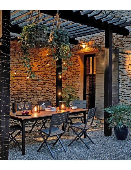 Chaise "Lucca" anthracite Pro Loisirs Chaise de jardin