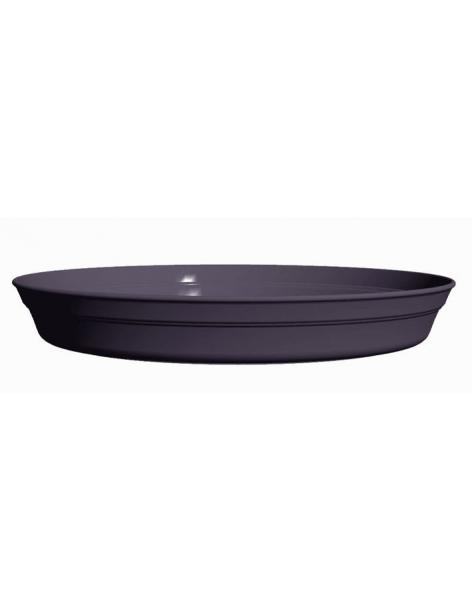 Soucoupe ronde Roméo pour pot 30 - Noir violaine Poétic Jardin Soucoupe pour pot et bac en plastique
