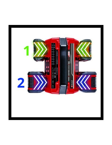 Chargeur de Batterie Power-X-Change Quattro - Einhell Einhell Accessoires et entretien 2