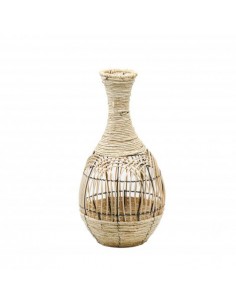 Vase en rotin Ø.25 cm - Jardiland