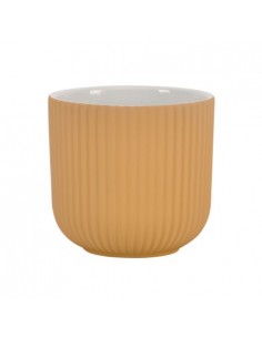 Cache pot en céramique beige Ø15cm - Jardiland Jardiland Cache-pots