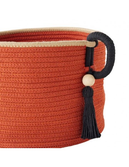 Panier en corde de coton - Jardiland Jardiland Panier et sac de rangement