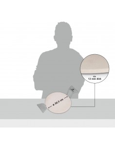 Pierre à Pizza Ø30 cm + Insert en Inox - Landmann Landmann Accessoires barbecue et plancha 2