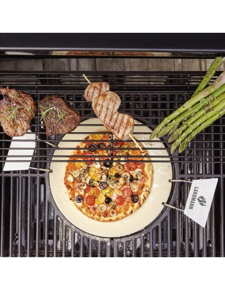Pierre à Pizza Ø30 cm + Insert en Inox - Landmann Landmann Accessoires barbecue et plancha