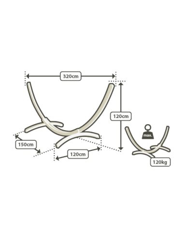 Support pour hamacs ELIPSO - La Siesta La Siesta Hamac