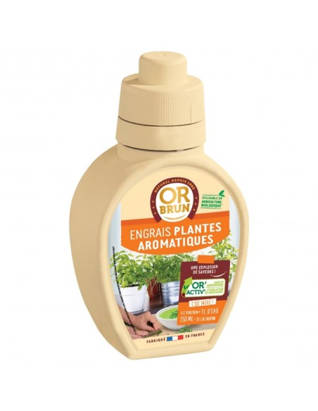 Engrais liquide plantes aromatiques 250 ml - Or brun Or Brun Engrais spécifique
