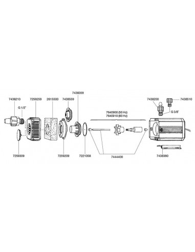 Pompe universal 1200 - EHEIM Eheim gmbh Pompe pour aquariums et fontaines