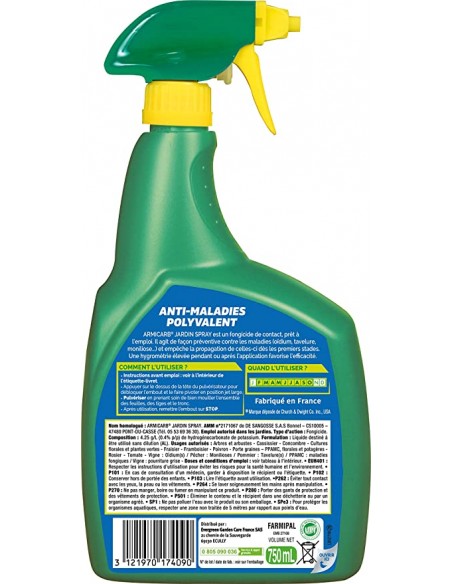 Anti-Maladies Polyvalent 750ml - Fertiligène Fertiligène Soin des plantes