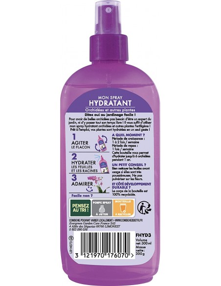 Spray Hydratant pour Orchidée 300ml - Fertiligène Fertiligène Soin des plantes