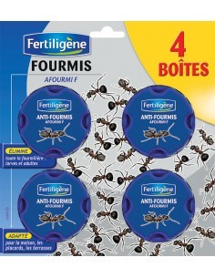 Insecticide contre les Fourmis en Boîte-Appat X 4 - Fertiligène Fertiligène Anti-nuisible
